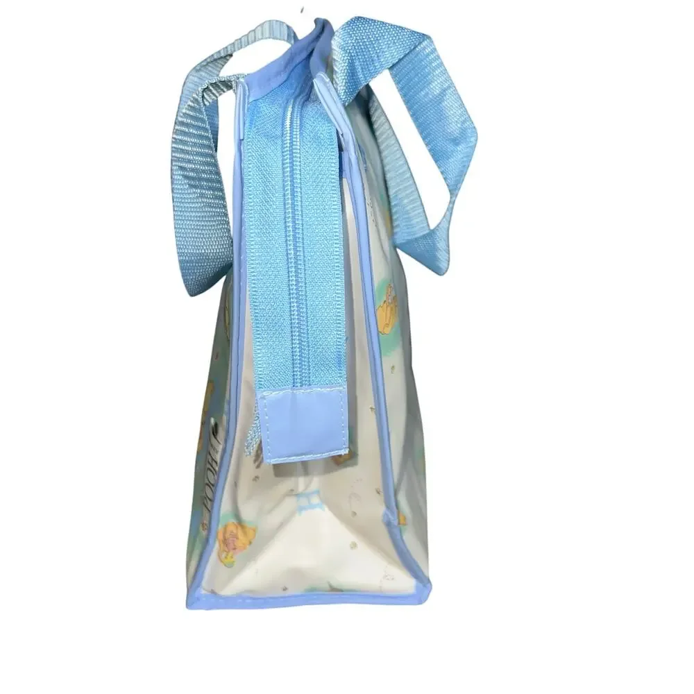Disney's Classic Winnie the Pooh Mini Diaper Bag rattle, brush Accessories blue